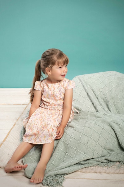 Kleid, beige für Mädchen