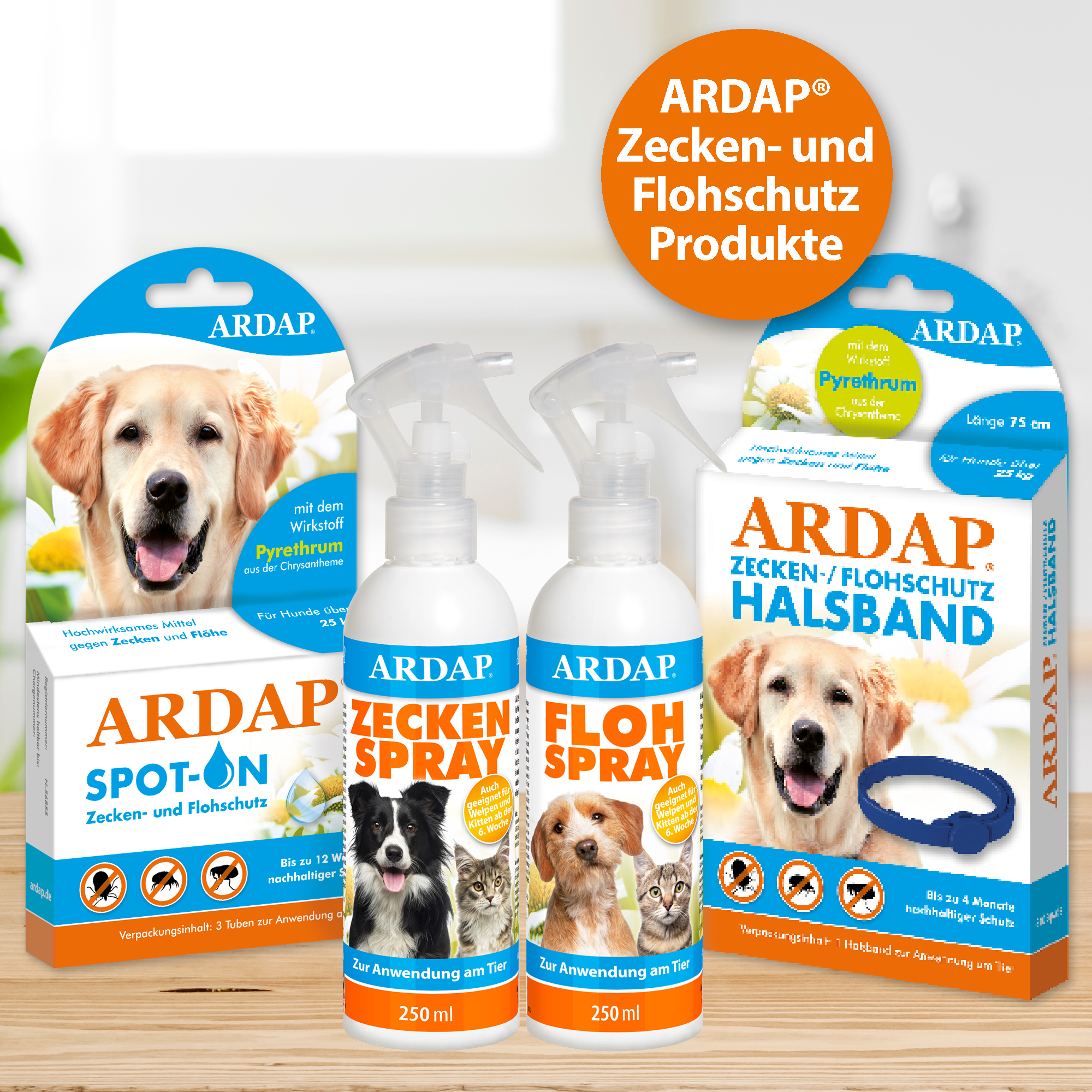 Ardap Floh- & Zeckenmittel Ardap Zecken- und Flohpuder 150g