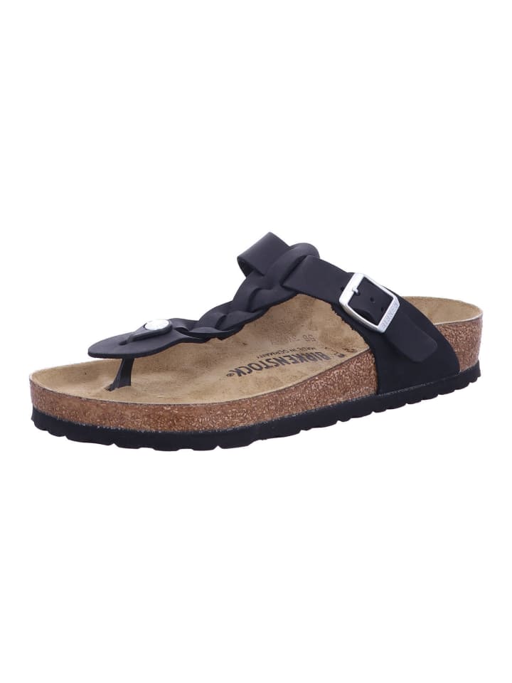 Birkenstock Zehentrenner in schwarz günstig kaufen 40