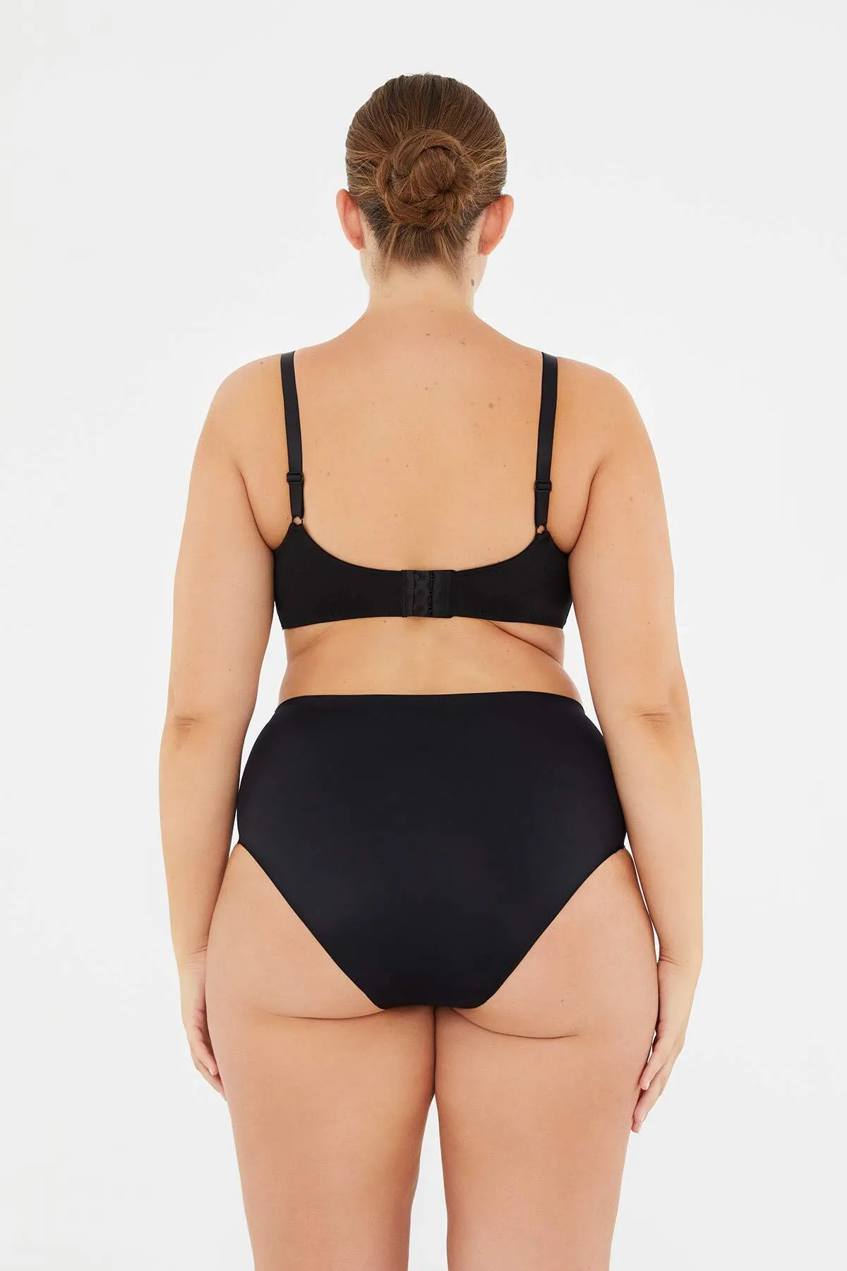 Dagi  Schwarzer Veronica-Accessoire-BH mit detailliertem Cupping