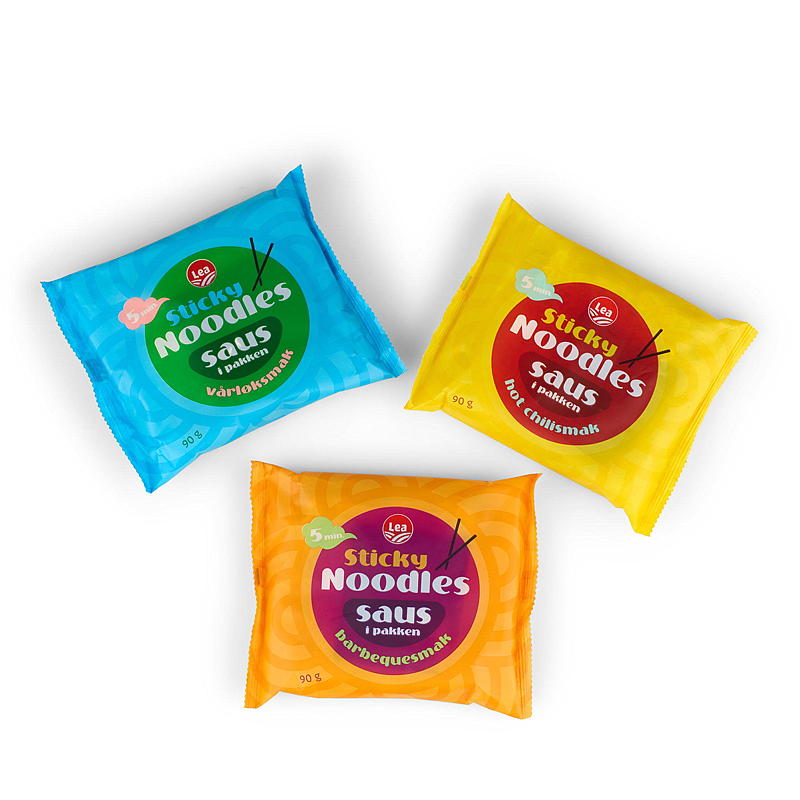 Lea Nudler 90 g m/BBQ saus LEA