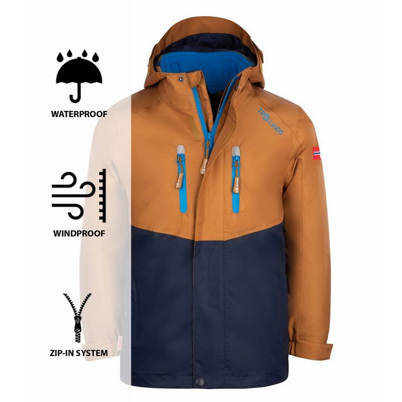 Trollkids Bryggen Doppeljacke Kinder