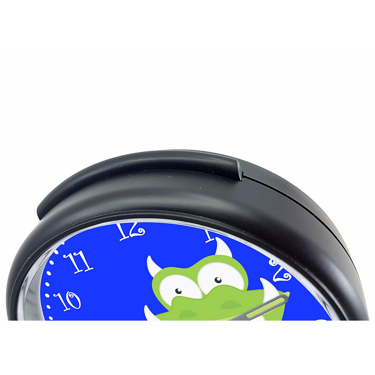 Kinder Funkwecker personalisiert mit Namen Drache grün Atom-/Funkuhr, 12-Stunden-Anzeigeformat, Schlummerfunktion, Nachtlicht, Geräuschlos/Ohne Ticken