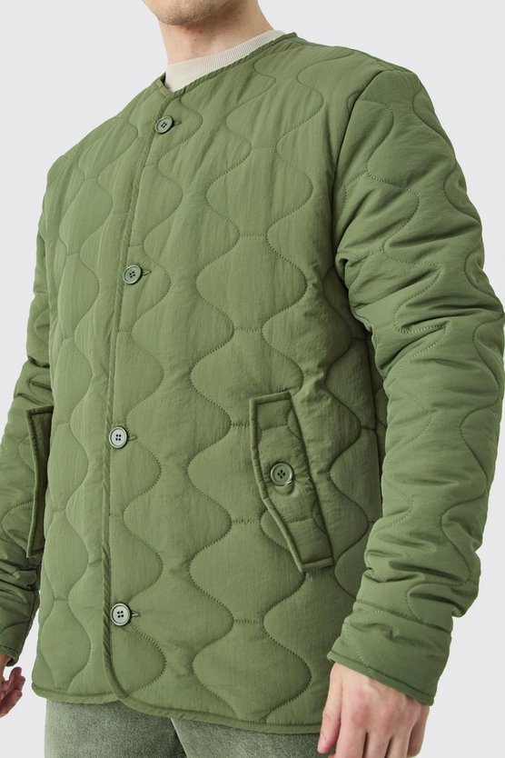 Tall gesteppte Jacke