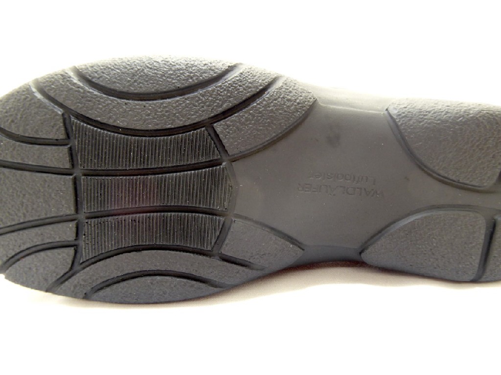 WALDLÄUFER Komfort Slipper braun 633301