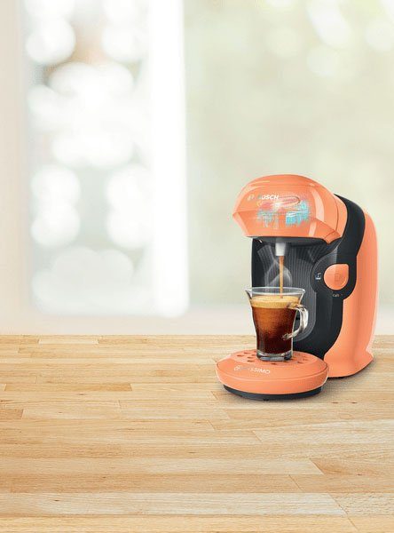 TASSIMO Kapselmaschine STYLE TAS1106, 1400 W, vollautomatisch, geeignet für alle Tassen, platzsparend