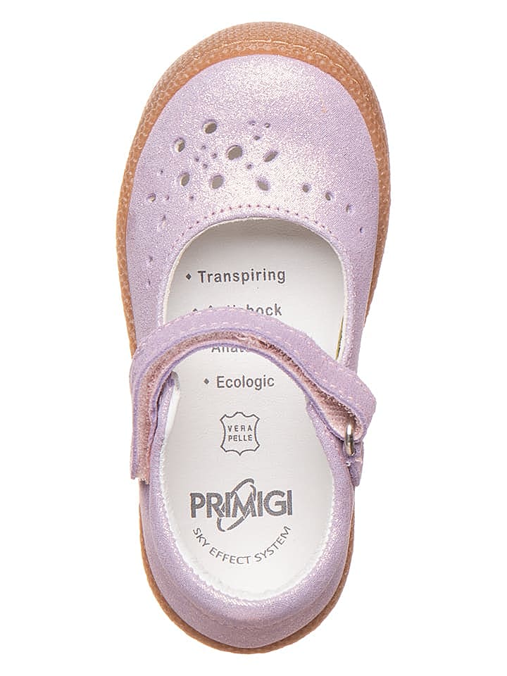 Primigi Leder-Ballerinas in Lila günstig kaufen 32