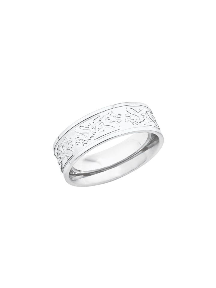 Amor Ring Edelstahl in Silber günstig kaufen