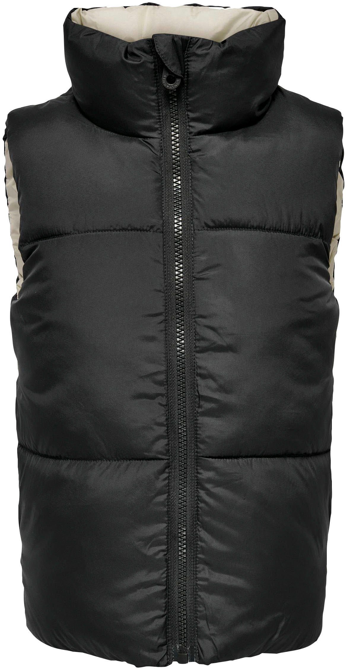KIDS ONLY Steppweste KOGRICKY REV. WAISTCOAT CP OTW mit Wendefunktion