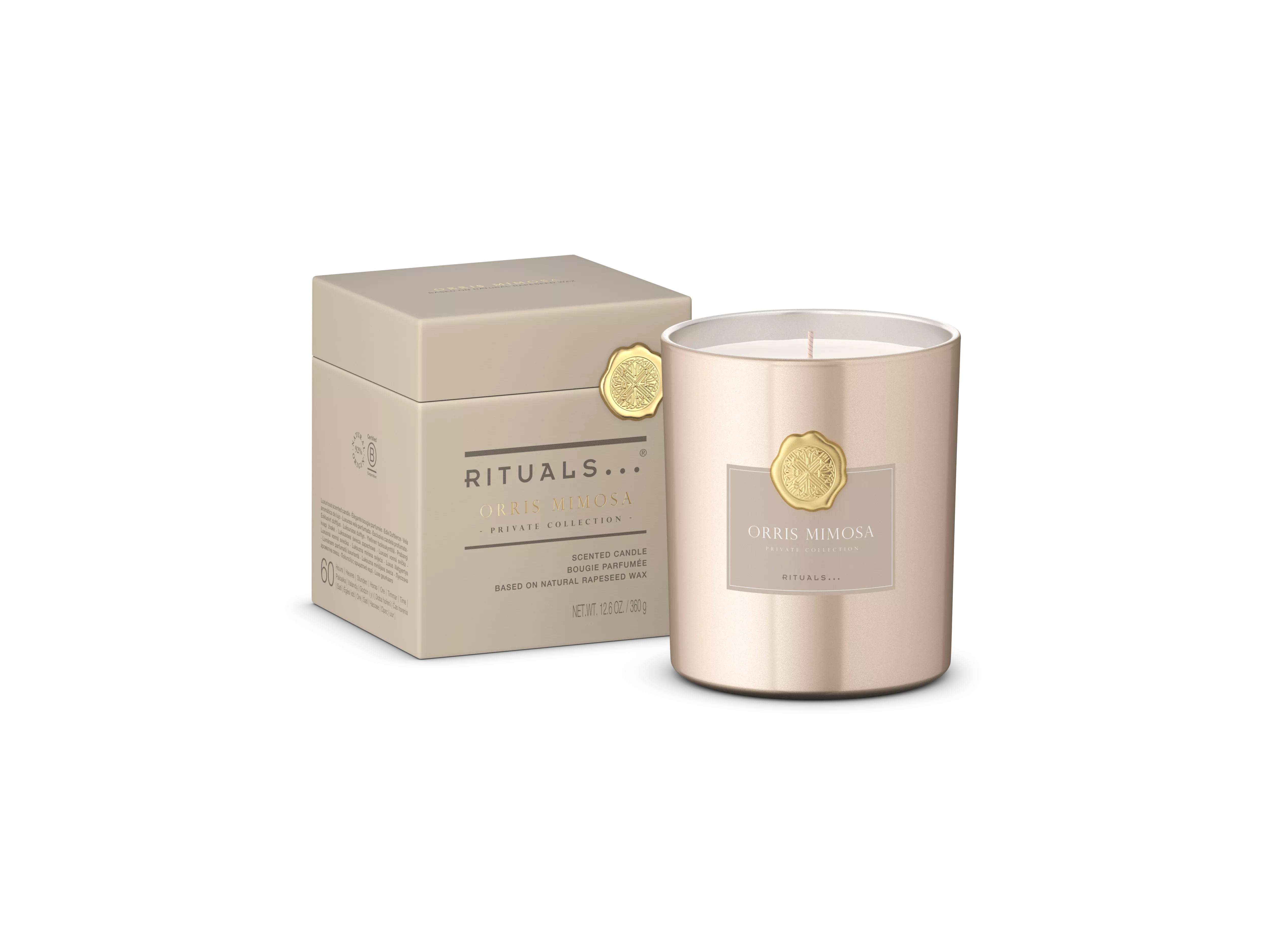 Bougie parfumée Orris Mimosa