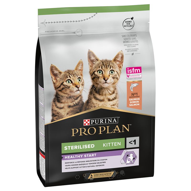 PURINA PRO PLAN Sterilised Kitten Healthy Start Lachs | bitiba %