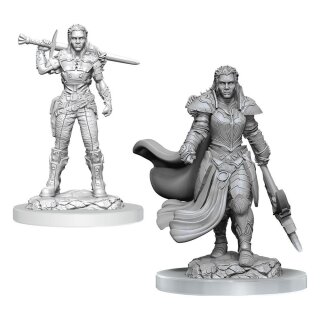 D&D Nolzur's Marvelous Miniatures: Orc Fighter Female (2)