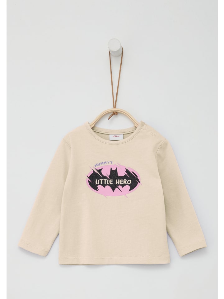 s.Oliver T-Shirt langarm in Beige günstig kaufen