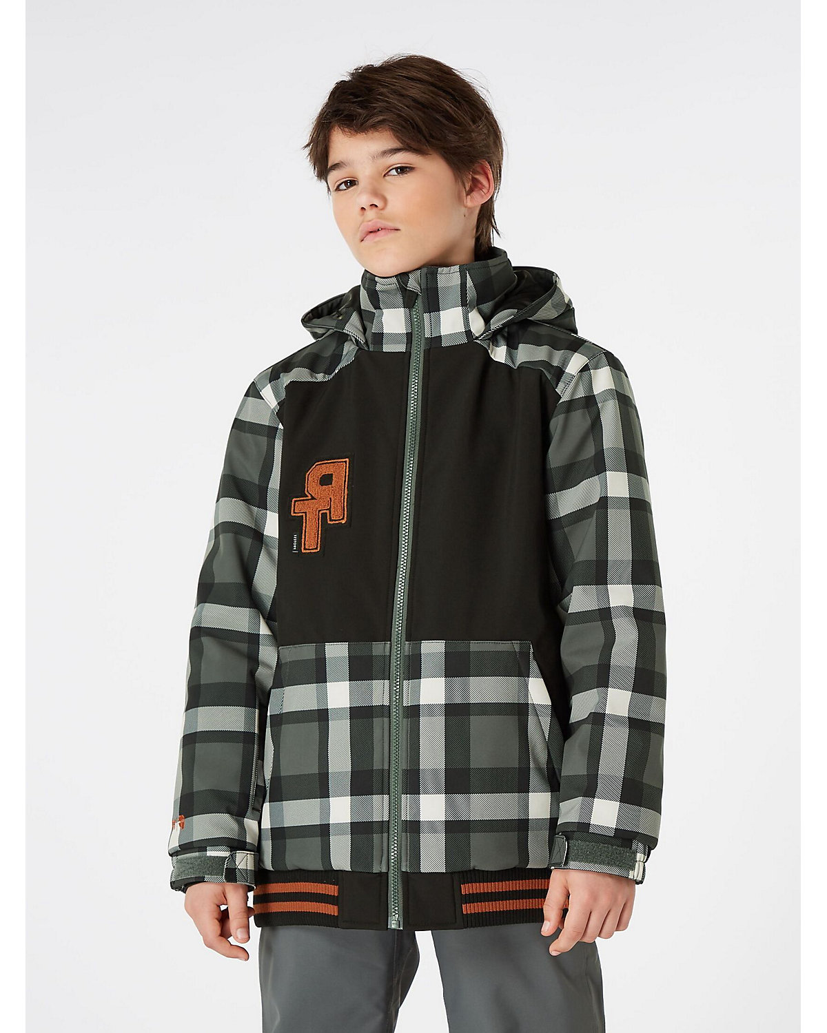 PRTFLORIAN JR  - 10K Wasserdicht und atmungsaktiv PFC-Frei   Winterjacke Skijacken für Jungen