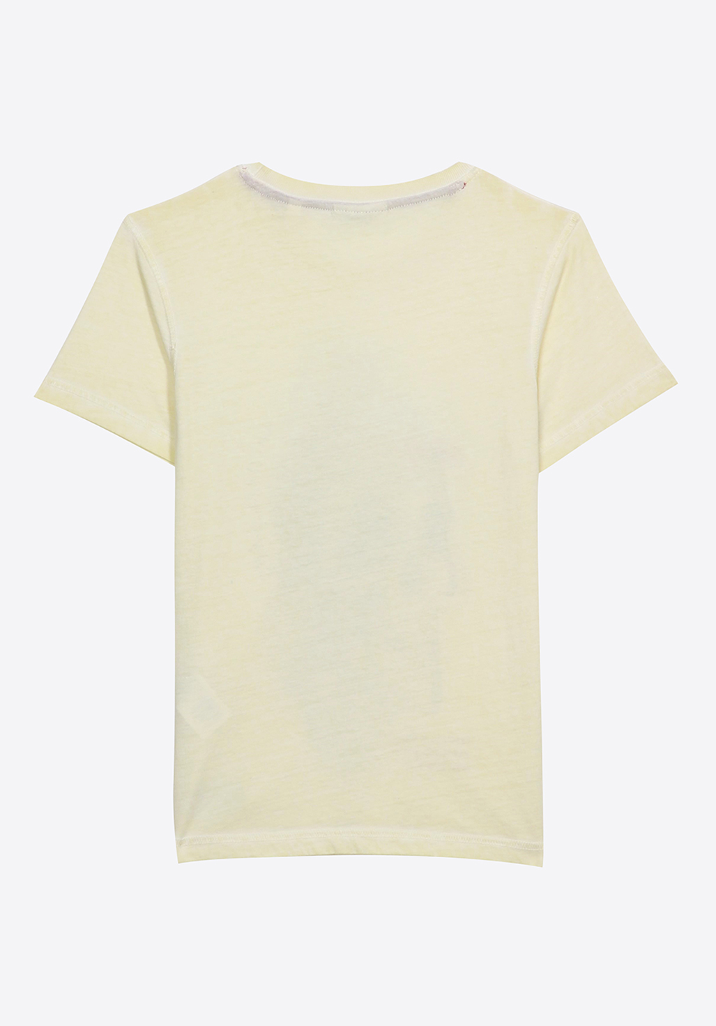 ROBY   T-shirt écru imprimé tête de mort garçon en 100% coton