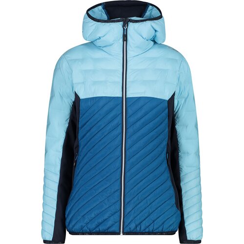 DAMEN JACKE WOMAN JACKET HYBRID FIX HOOD