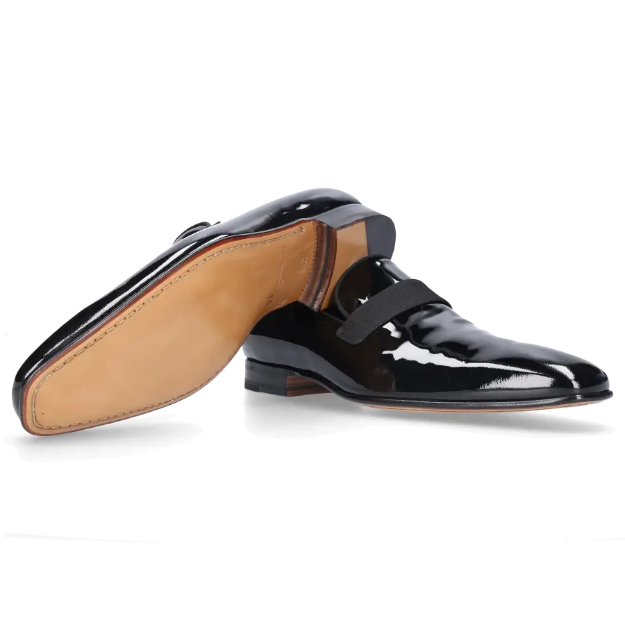Moreschi - Slipper 039470 Kalbsleder - schwarz