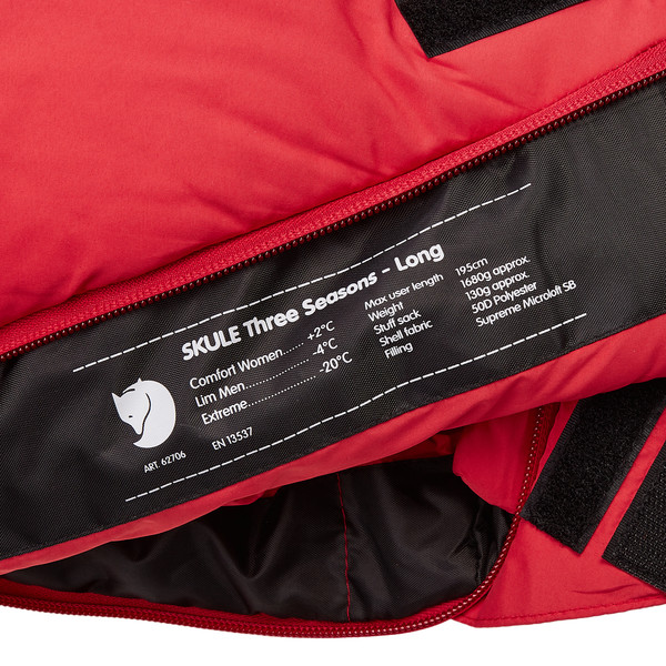 SKULE THREE SEASONS LONG - Kunstfaserschlafsack