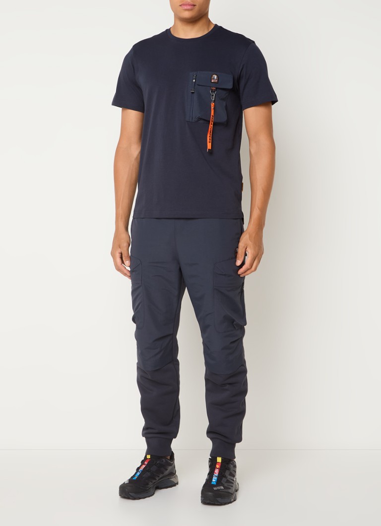 T-shirt Parajumpers Mojave con taschino sul petto e logo