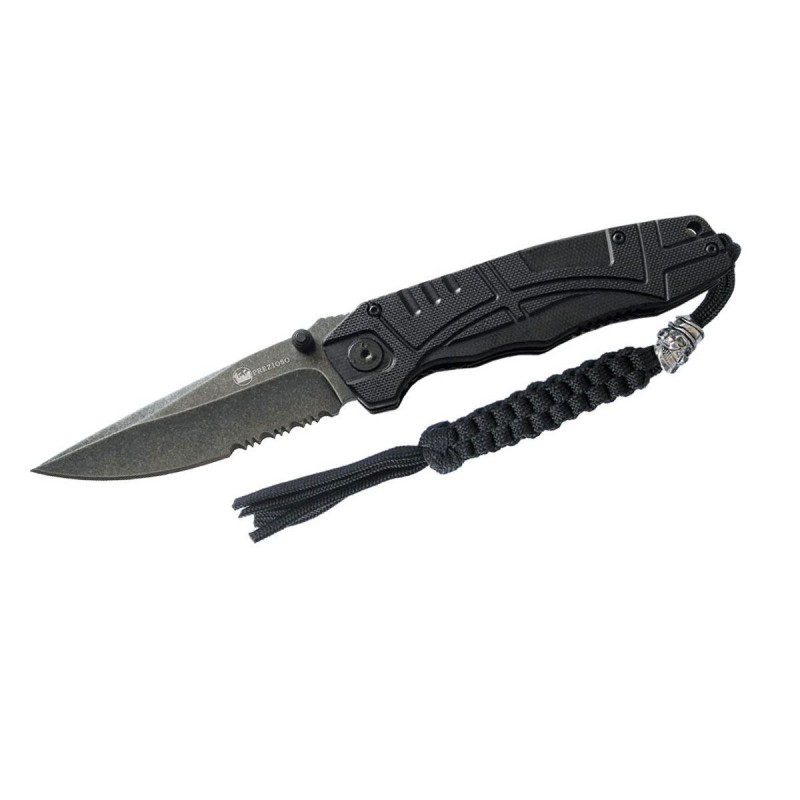 Kostbares Militärmesser Audax Total Black Combo