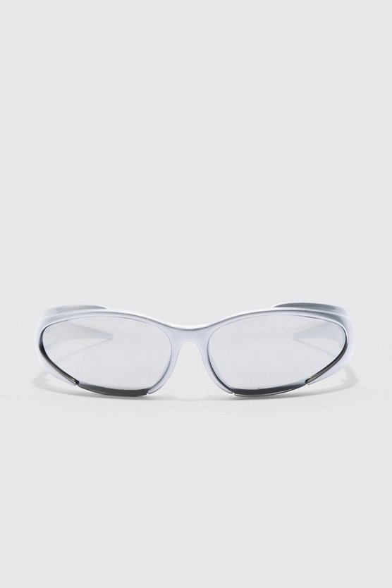 Racer Sonnenbrille aus Chrom