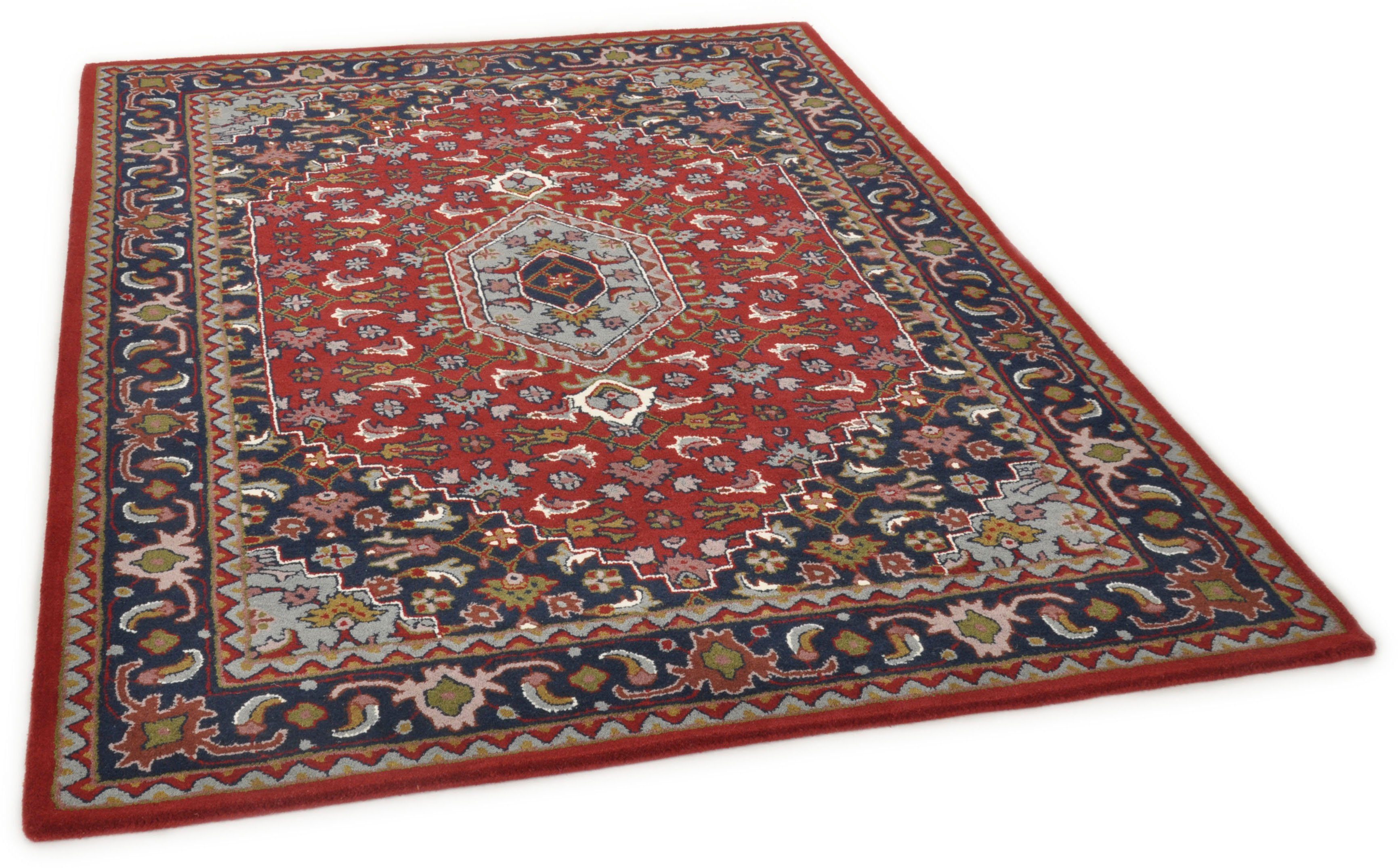 Wollteppich Royal Orient - Bidjar 9, THEKO, rechteckig, Höhe: 14 mm, Obermaterial: reine Wolle, handgetuftet, Orient-Optik