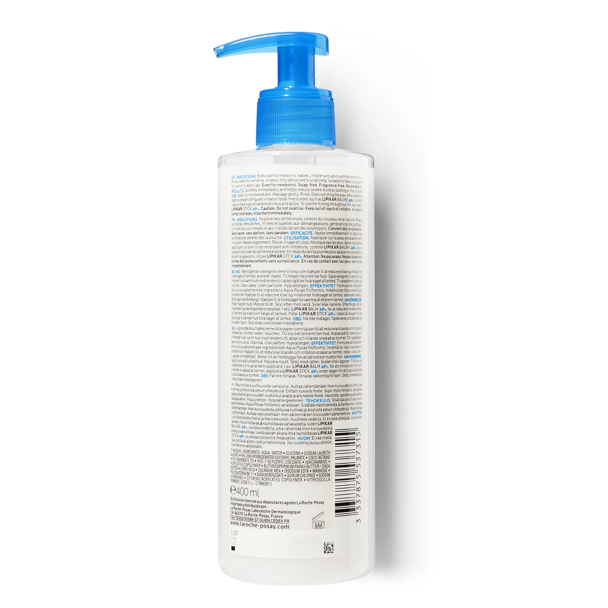 Lipikar Lipikar Syndet AP+ Body Cleanser - kylpy ja suihku
