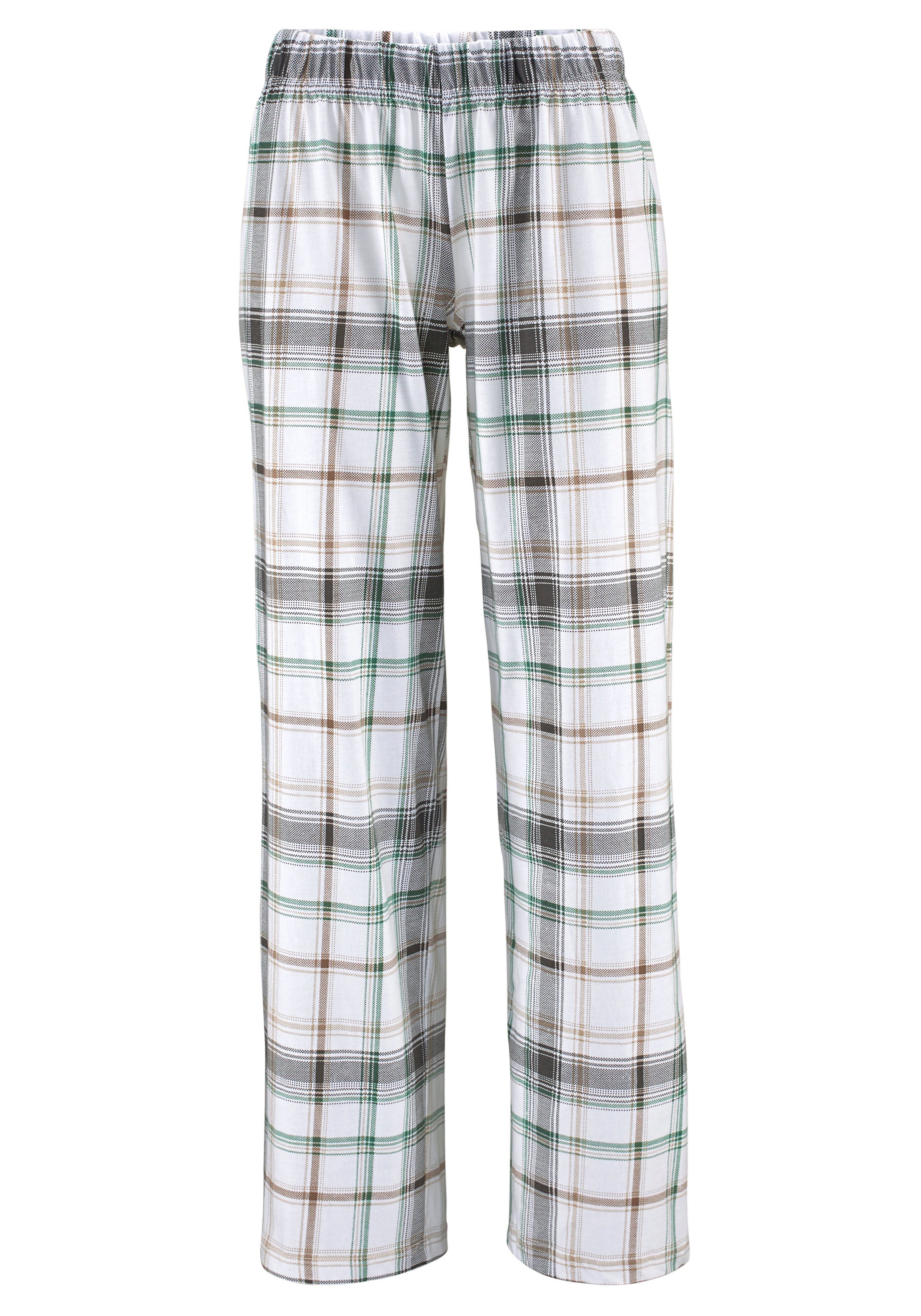 Arizona Pyjama (2 tlg., 1 Stück) mit Karomuster
