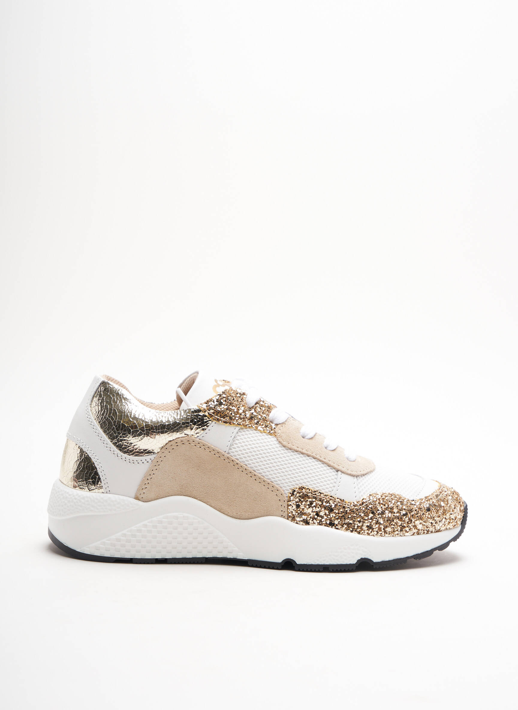 Canal St Martin Baskets Femme couleur beige