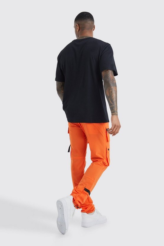 Slim-Fit Cargo-Hose mit elastischem Bund