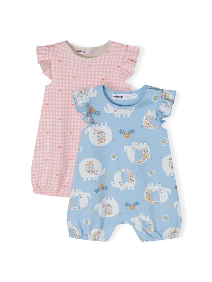 Minoti 2er. Set: Strampler 24babypack22 in hellblau günstig kaufen