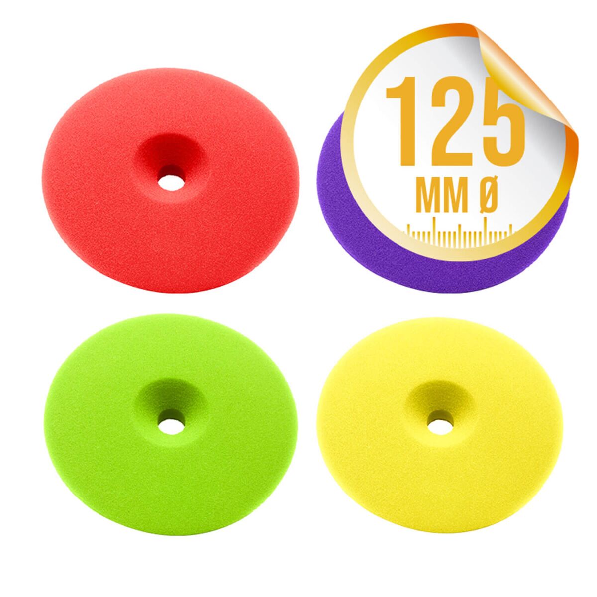 Liquid Elements Polierschwamm V2 Sealing 125mm lila