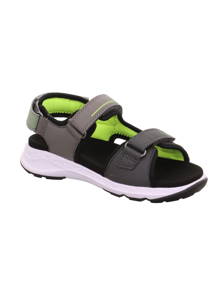 superfit Sandale CRISS CROSS in Grau/Hellgrün günstig kaufen