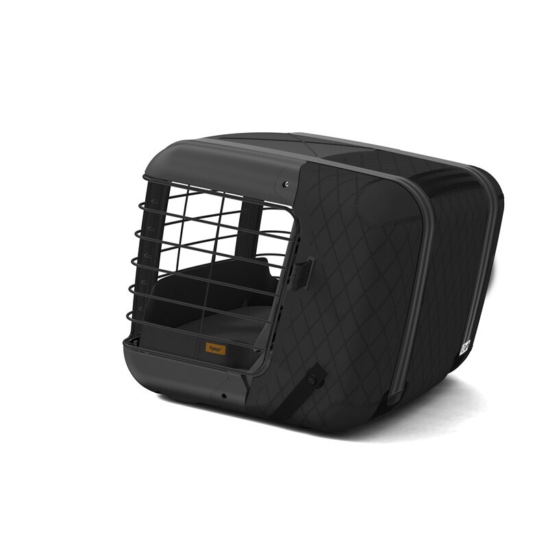 4pets Transportboxen & Gitterboxen 4pets Transportbox Caree black series