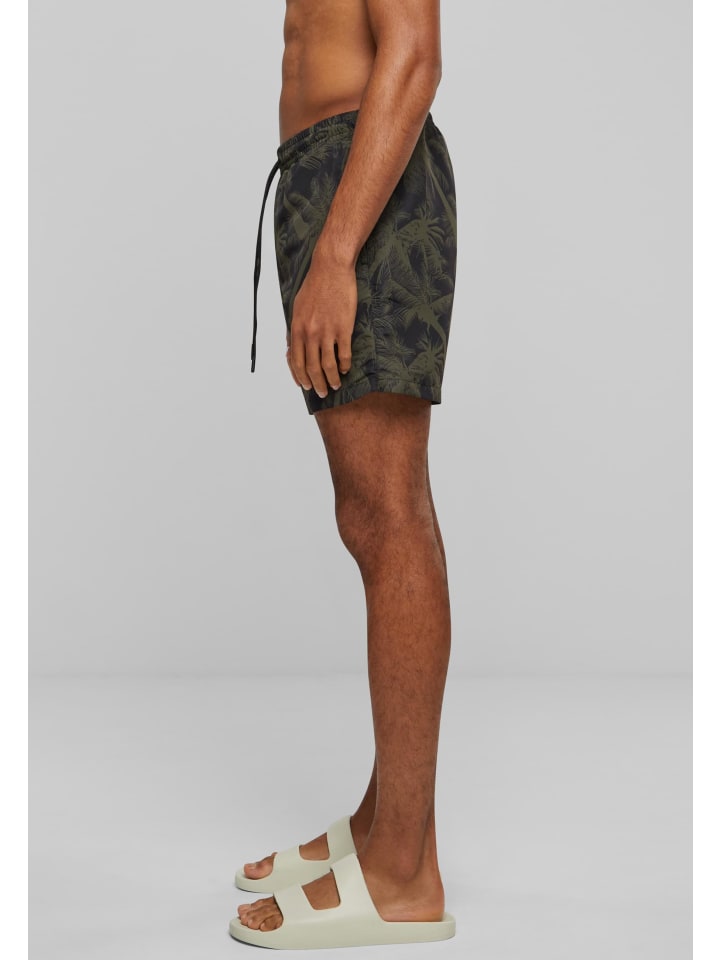 Urban Classics Urban Classics Badeshorts in palm/olive günstig kaufen