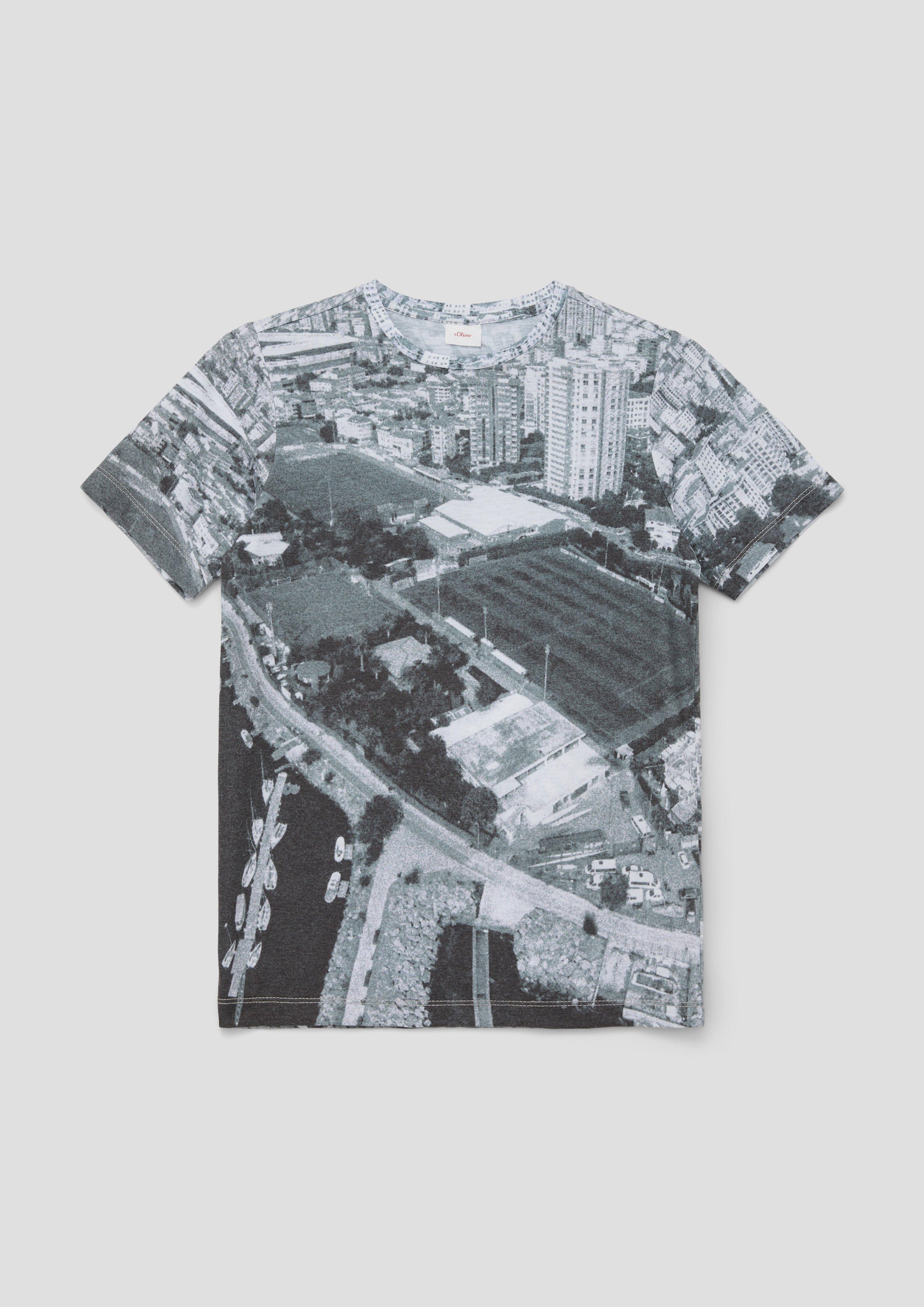 T-Shirt mit All-over-Print  2147706-02D2