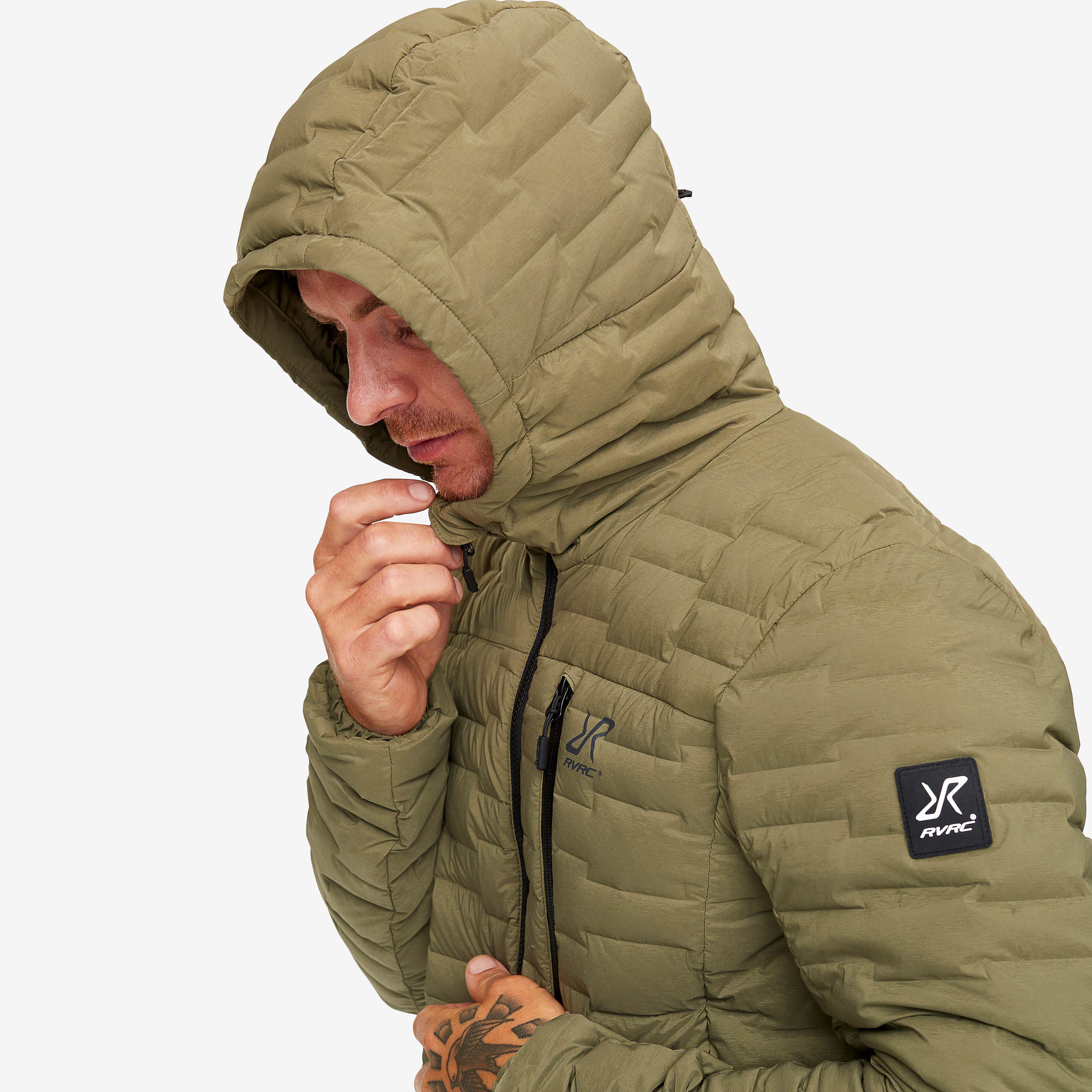 Flex Down Jacket Homme Burnt Olive