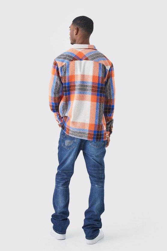 Tall Slim-Fit Schlagjeans mit Rissen