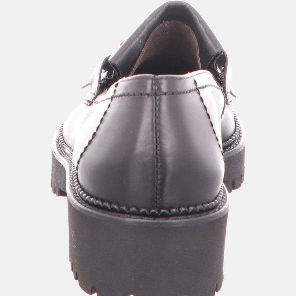 PAUL GREEN Klassische Slipper schwarz BRUSH CALF black