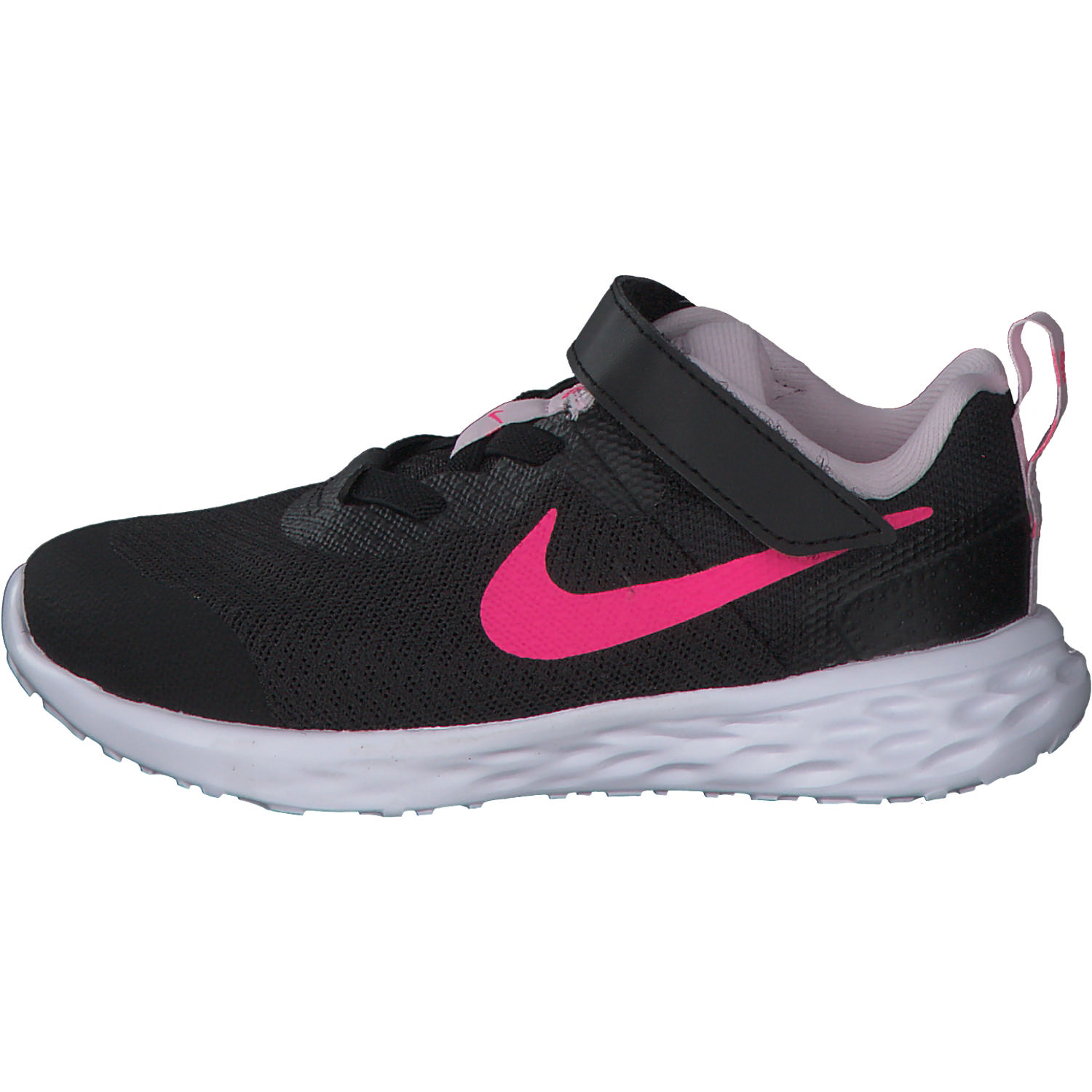 Nike Revolution 6 DD1094 W, Sneakers Low, Kinder, black/hyper pink-pink foam