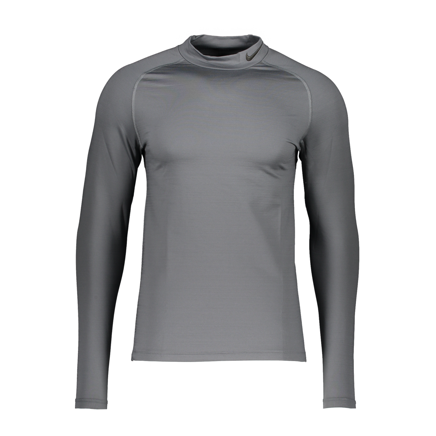 Nike Pro Warm Mock Sweatshirt Grau Schwarz F068