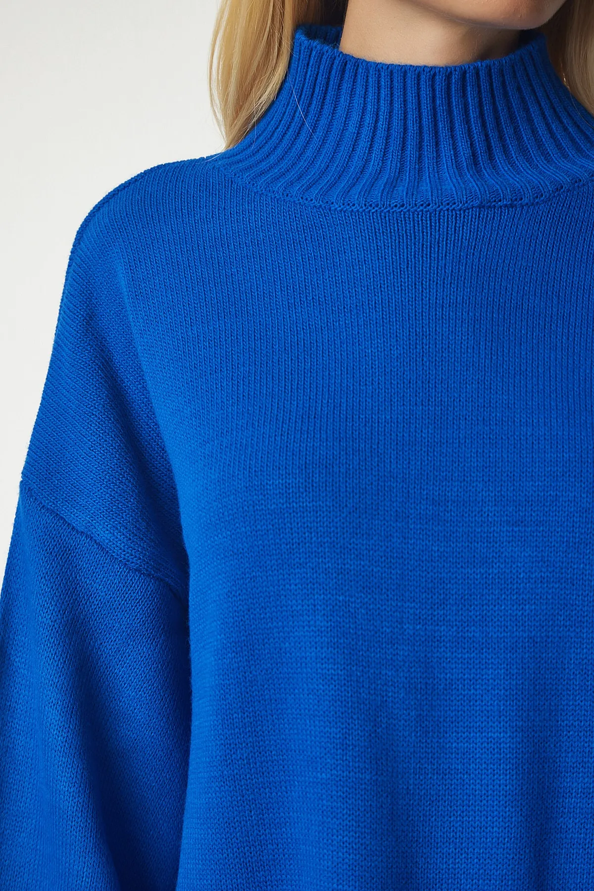 Happiness İstanbul  Pullover - Blau - Oversized