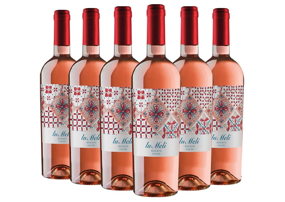 Sicilia DOC Rosato Lu Meli 2022 Li Ciuri 6 bouteilles de 0,75 ℓ