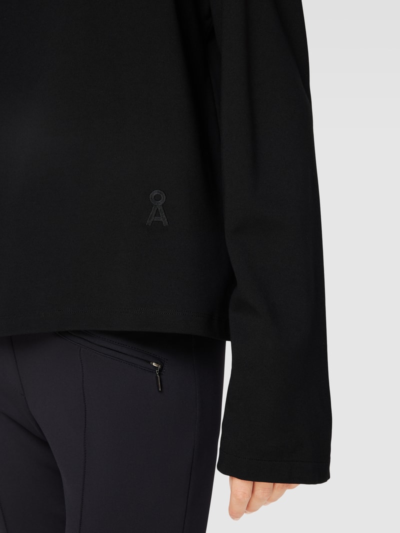 Sweatshirt mit Glockenärmeln Modell 'BEAA TRICE' in schwarz