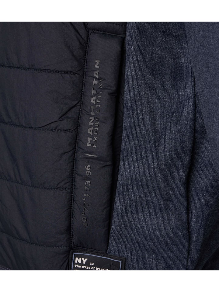 CASAMODA Sweatjacke in Blau günstig kaufen
