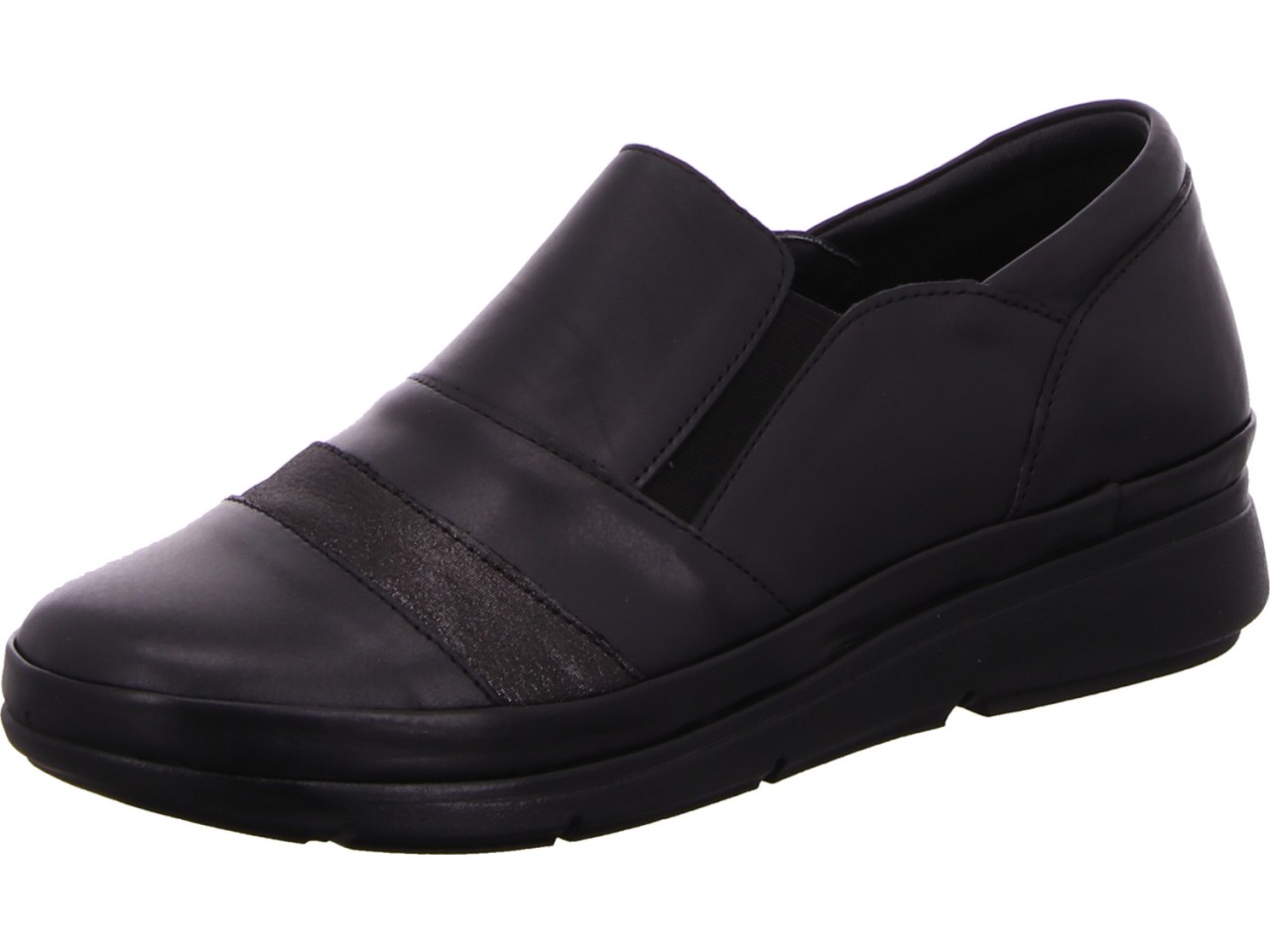 DIVERSE Sportliche Slipper schwarz