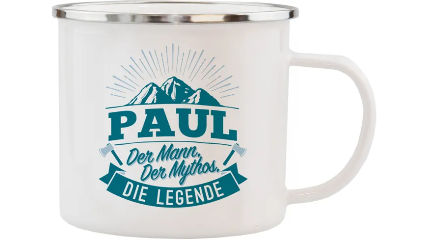 H&H Echter Kerl Emaille-Becher Paul