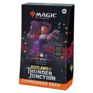 Magic the Gathering: Outlaws of Thunder Junction - Commander-Deck - Most Wanted (1) (EN)