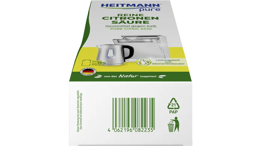 HEITMANN pure Reine Citronensäure 350 g