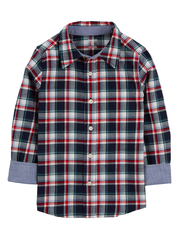 OshKosh Hemd in Rot/ Schwarz günstig kaufen